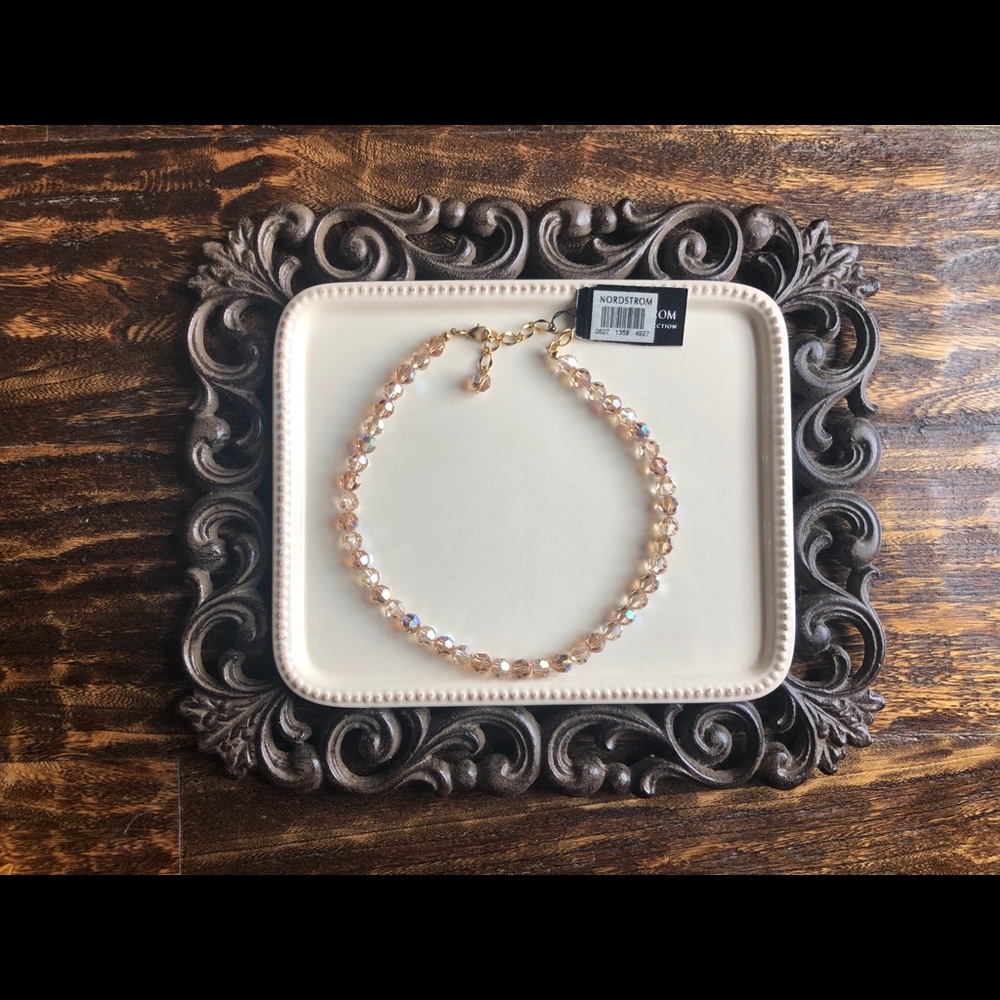 Nordstrom Crystal Necklace-16” (NWT)